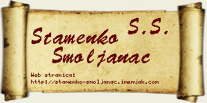 Stamenko Smoljanac vizit kartica